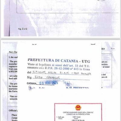 Giấy phép lưu hành tự do Châu Âu ( EU)